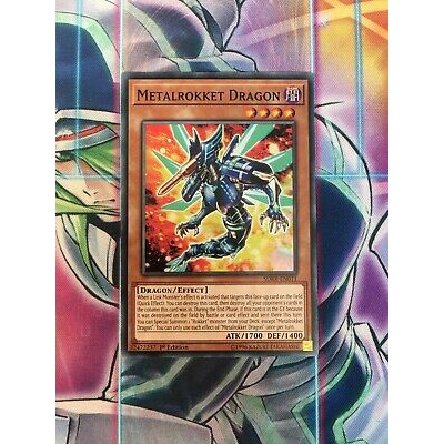 Thẻ bài YUGIOH - Metalrokket Dragon - SDRR-EN011 - Common 1st Edition