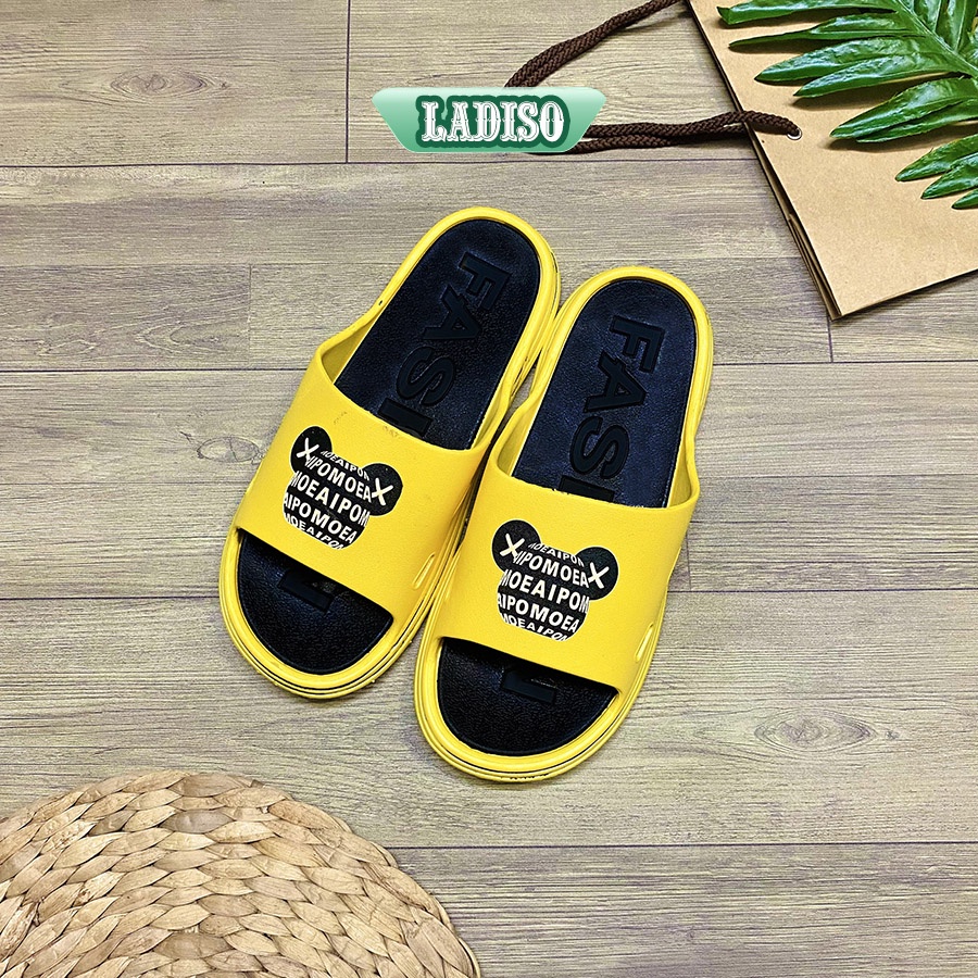 Dép nữ đế cao 3cm, dép quai ngang chất liệu Eva cao cấp siêu êm siêu bền LADISO TT390 hottrend 2022
