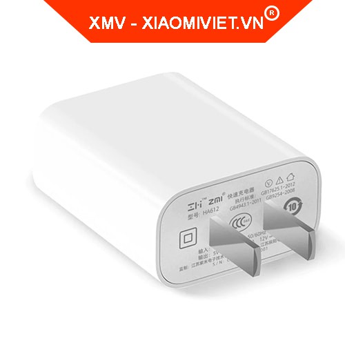 Cốc sạc/Củ sạc nhanh Xiaomi Zmi 18W HA612/HA711 - Hàng chính hãng
