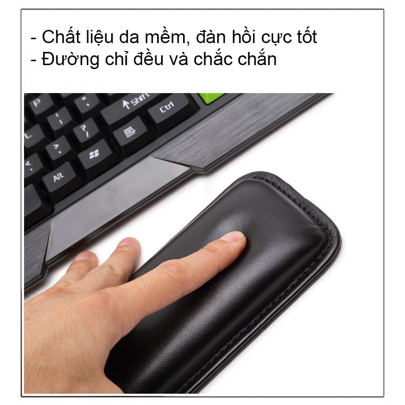 Kê tay bàn phím 87/104/108 chất liệu bông mềm bọc da cao cấp | WebRaoVat - webraovat.net.vn