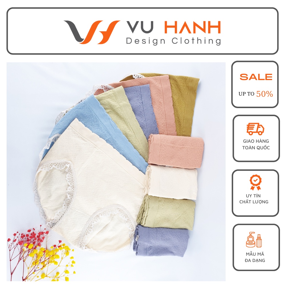 Quần Chip Nữ Cao Cấp Viền Ren Nhăn  | Shop Vũ Hạnh