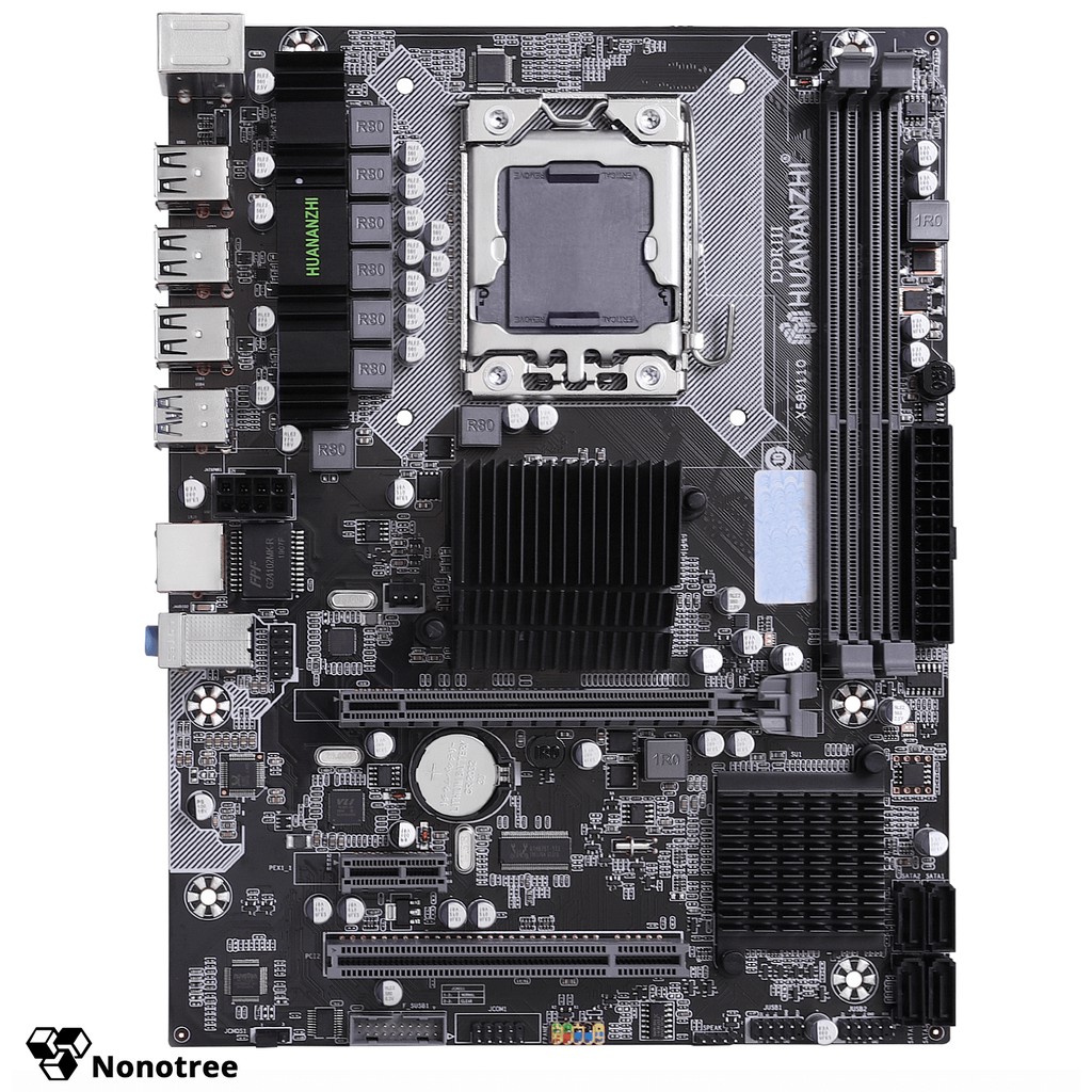 Mainboard X58-RX3.0 HUANANZHI LGA1366 DDR3 Nonotree, bảo hành 3 năm, Máy chủ, Trò chơi, Văn phòng, LOL, PUBG, Tốt hơn i7