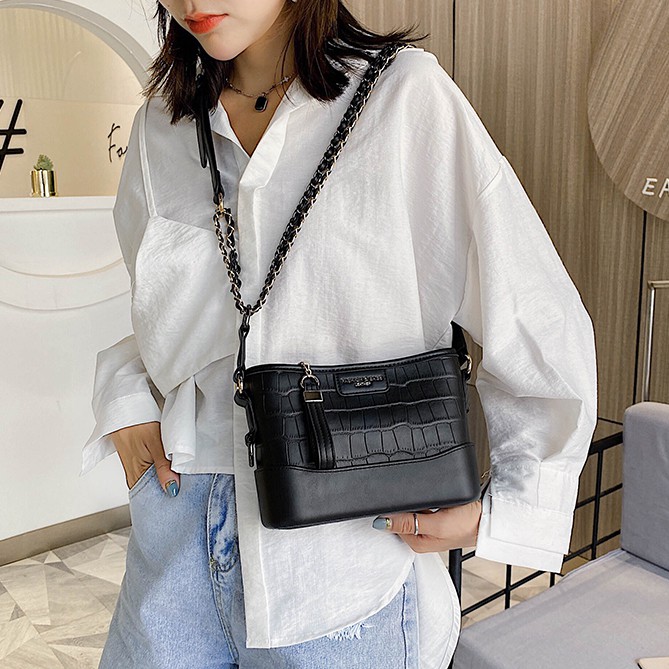 Faya - Túi xách HOBO da vân cao cấp sang trọng T932