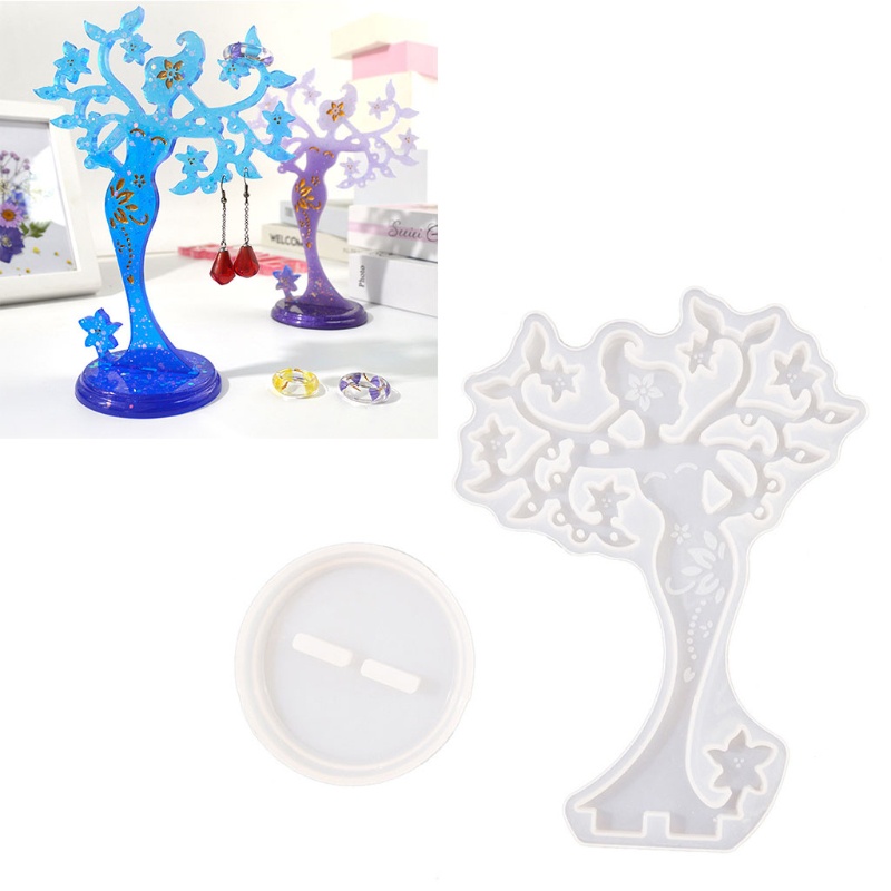 Khuôn Silicon Không Mùi Dùng Làm Trang Sức Diy Giá Đỡ