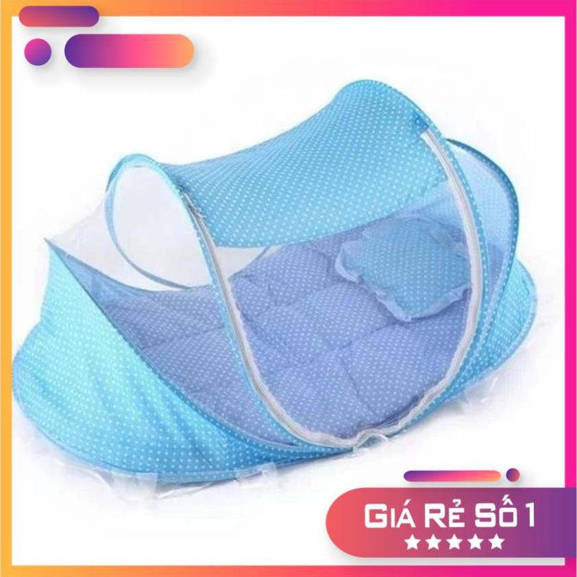 Nệm Mùng Di Động Cỡ Đại Cho Bé Happybaby giúp bé có giấc ngủ thật ngon.