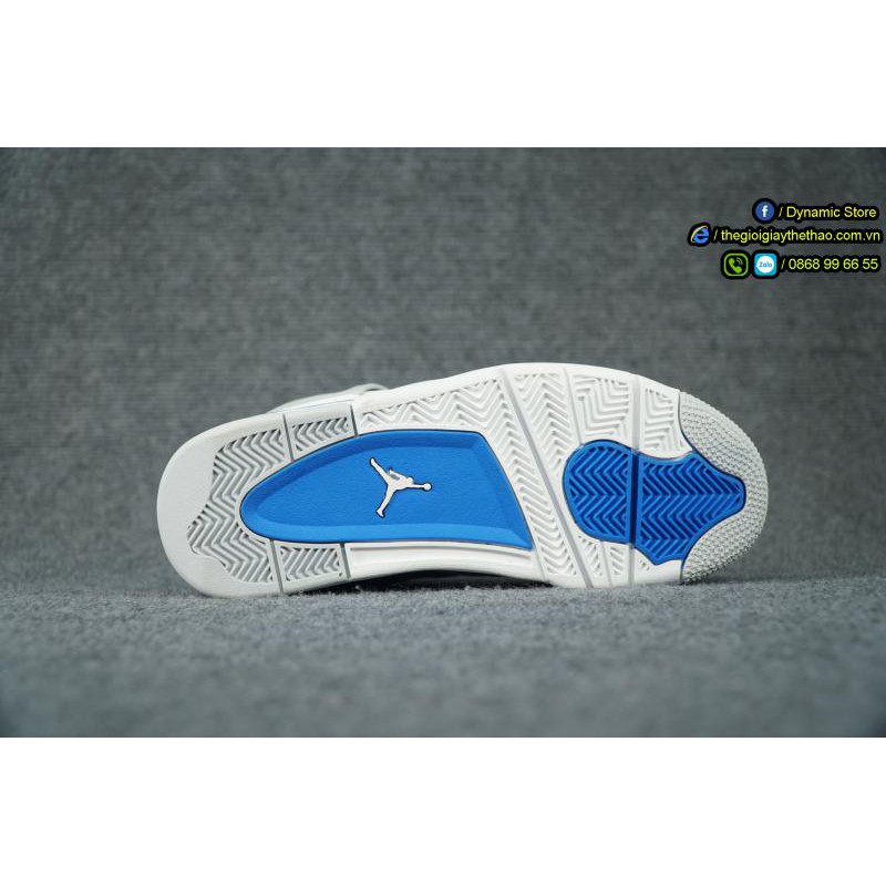 Giày Jordan 4 Retro Military Blue Best Quality