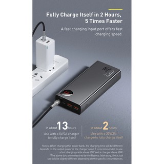 Sạc dự phòng Baseus Adaman 20000mAh 65W PPADM65