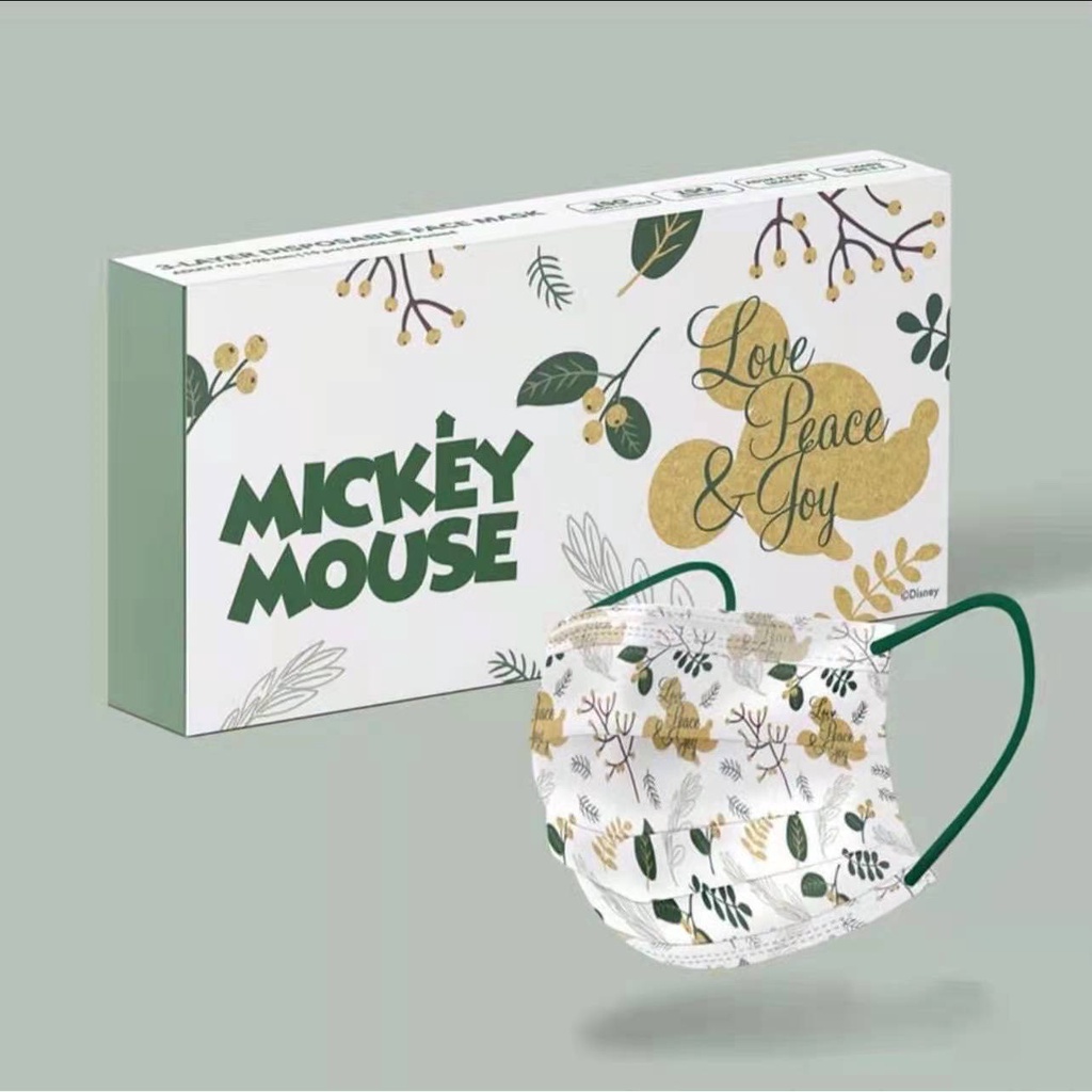 Bộ 10/20/50 Khẩu Trang Hình Chuột Mickey Dễ Thương 3 Lớp 12 Thiết Kế Cho Người Lớn/Trẻ Em