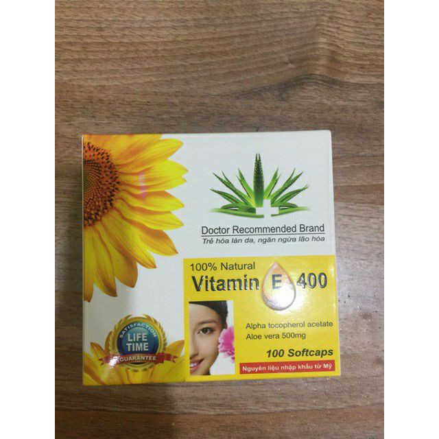 Viên Uống Vitamin E 400 | Thế Giới Skin Care