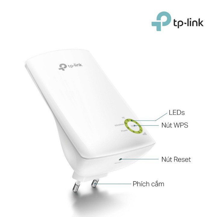 Kích wifi TP-LINK TL-WA854RE , Tốc Độ 300Mbps , Chức năng điều khiển LED bao gồm Chế độ ban đêm cho giấc ngủ yên bình | BigBuy360 - bigbuy360.vn
