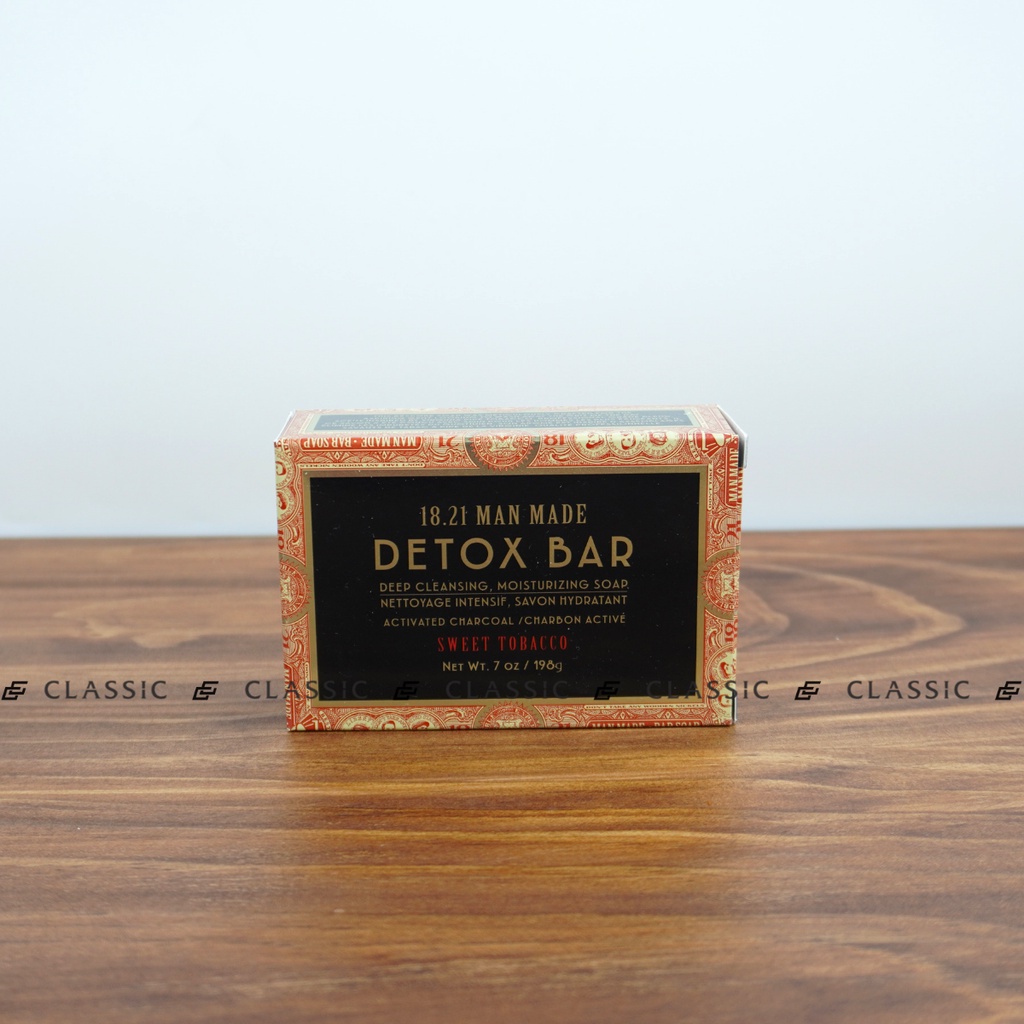 Xà Phòng 18.21 Man Made Detox Bar Soap 198g