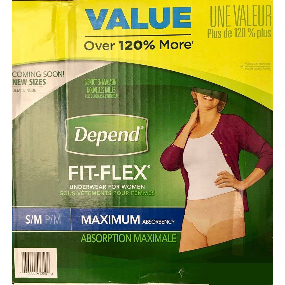 Mua 2 tặng 1 Tã quần người lớn FIT-Flex Depend for Women của Mỹ S/M21