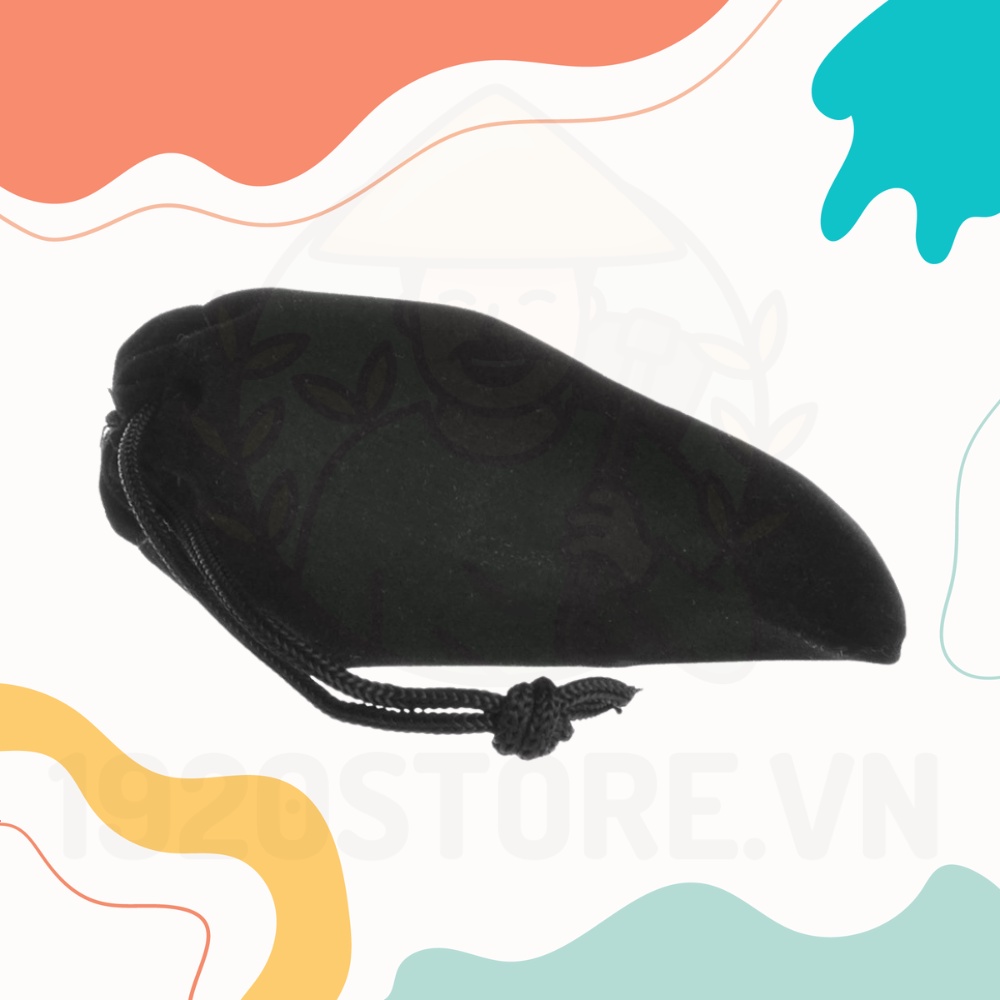 Túi Đựng Tai Nghe True Wireless 1920Store.vn Pouch HAVIT TW967, DEFUNC vải Gấm Nhung Dây Rút, Kích Thước 7x9cm