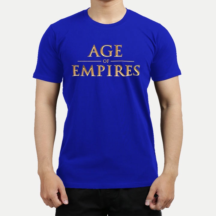 Áo thun nam cổ tròn Depstyle PT132 in logo game đế chế Age Of Empires