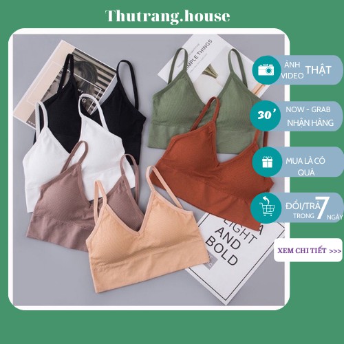 Áo Lót Nữ 🍓FREESIZE🍓 Áo Bra Nữ chữ U hở lưng 2 dây không gọng nâng ngực gợi cảm M13