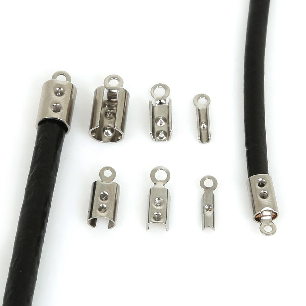 Beadia Bộ 30~50 Nút Thắt Dây Beadia Bằng Thép Không Gỉ Dùng Làm Vòng Tay Trang Sức