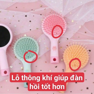Gương lược chải tóc 2in1