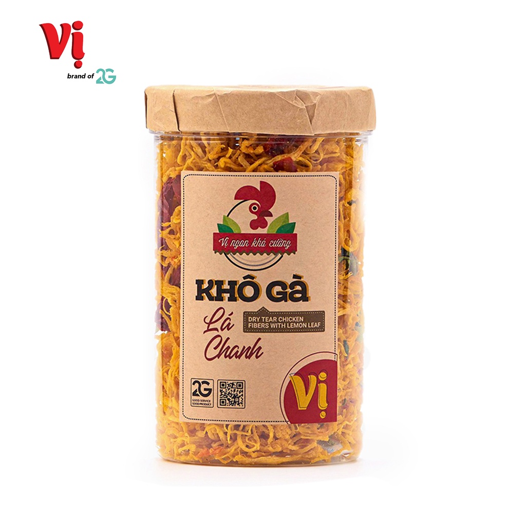 Khô Gà Lá Chanh Vị - Hũ 250g