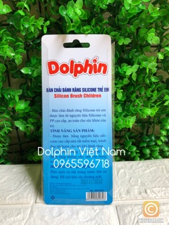Bàn chải đánh răng silicone Dolphin