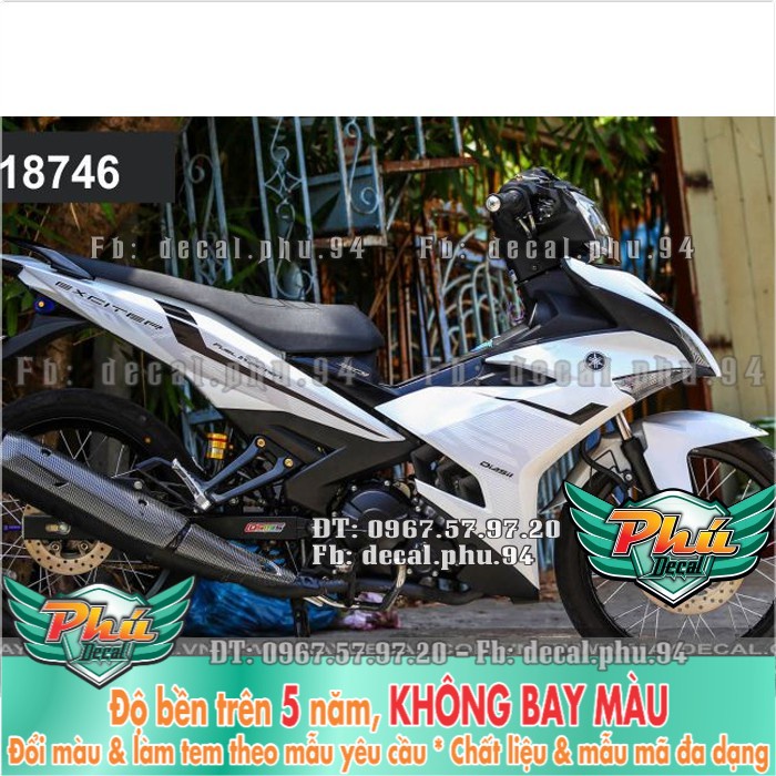 Tem rời EX 150 2016 trắng (P) -1