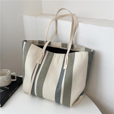 Túi xách canvas sức chứa lớn thiết kế thời trang dành cho nữ