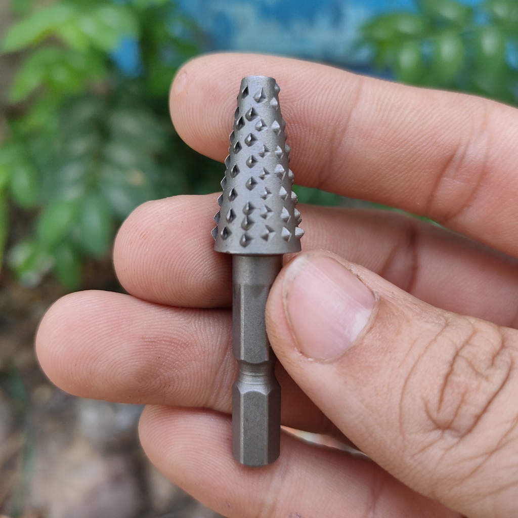 Bộ Mũi Mài Điêu Khắc Gỗ Lũa Chuôi Lục Giác 6.35mm Dùng Cho Máy Bắn Vít, Máy Vặn Vít Máy Khoan