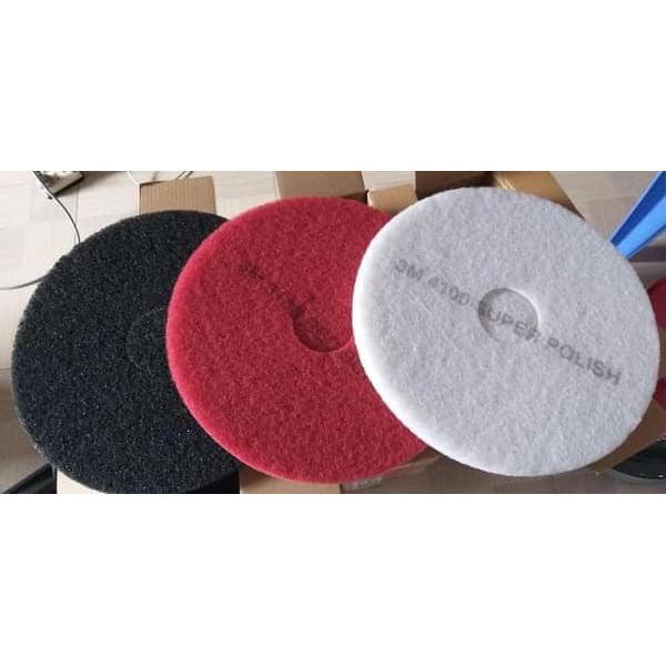 Pad chà sàn, đánh bóng. miếng chà sàn vệ sinh, đánh bóng 3M 16"