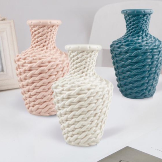 Bình hoa Phong cách Bắc Âu Trang trí bằng nhựa Giả mây khô Đồ đựng ướt Hydrogen065