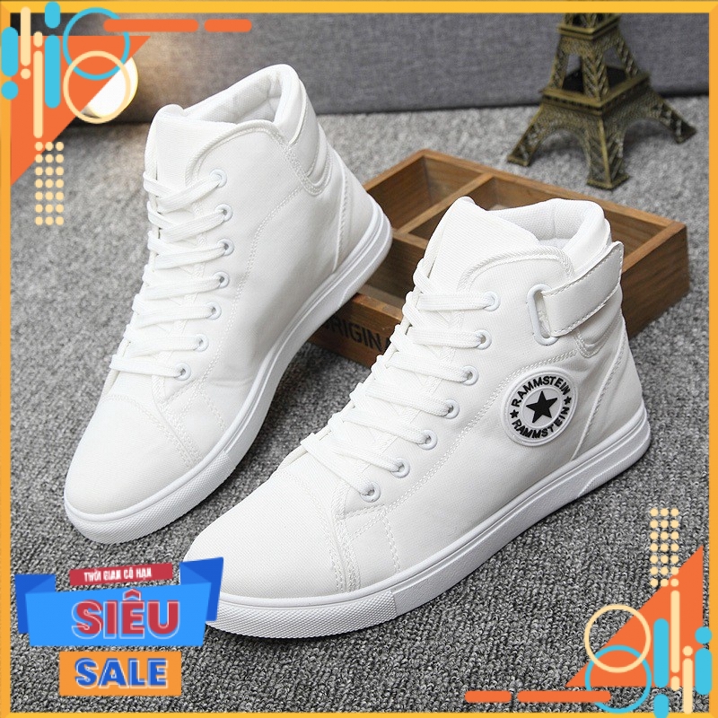 Giày nam GC208- Giày cao cổ nam thể thao sneaker vải Fabric cao cấp Cực Hot | BigBuy360 - bigbuy360.vn