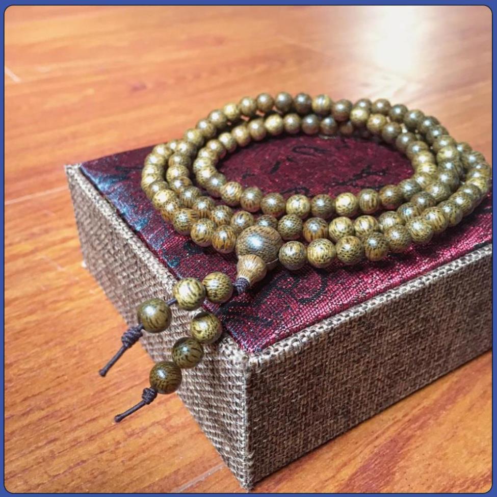 [TẶNG HỘP GẤM] Vòng tay Trầm Hương 108 hạt 3 mẫu 3mm 5mm 6mm | BigBuy360 - bigbuy360.vn