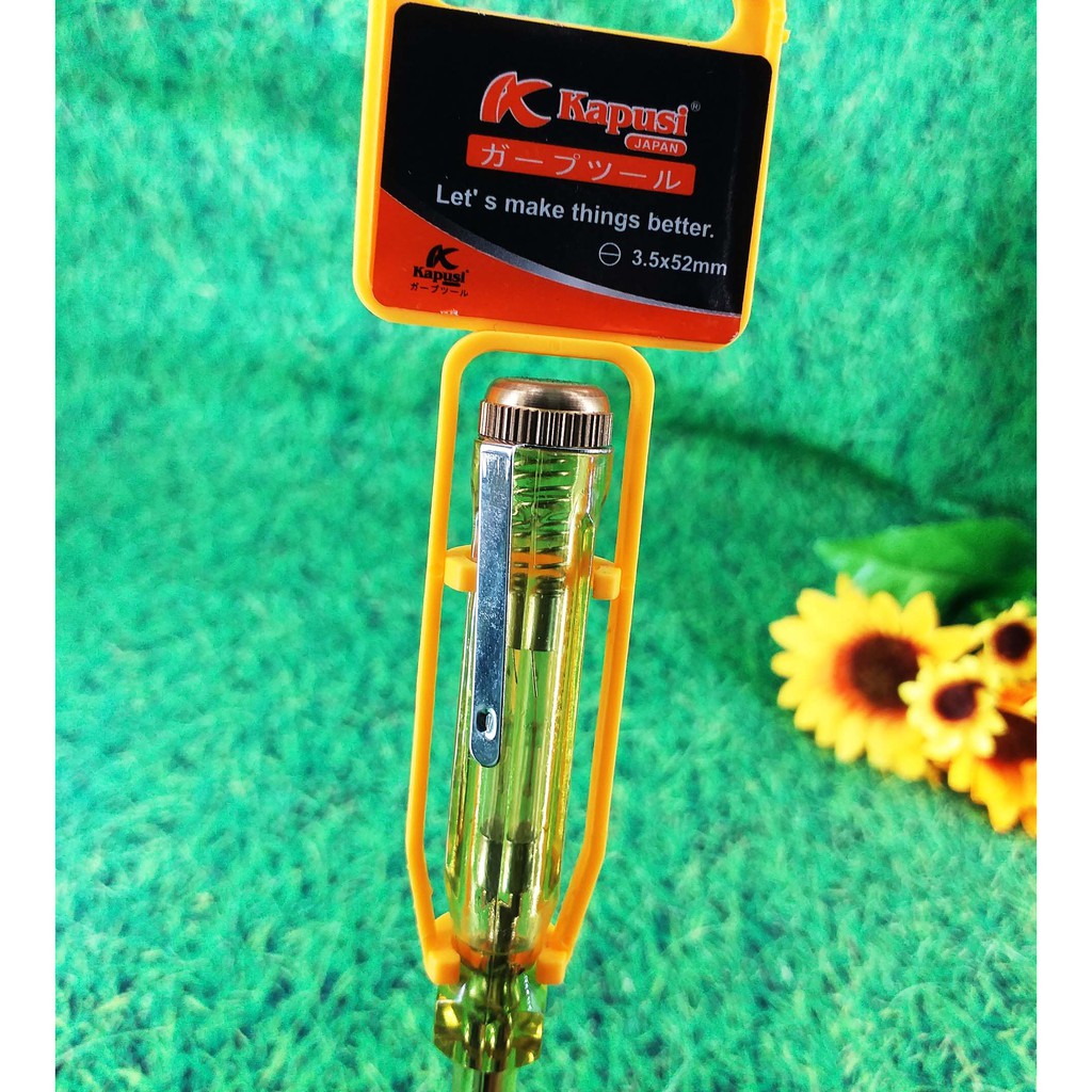 BÚT THỬ ĐIỆN 1 ĐẦU KAPUSI_VÀNG