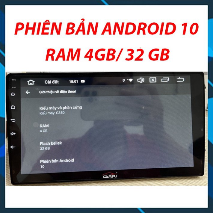 Màn hình android CARFU RAM 4gb xe CITY