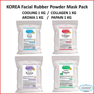 [Hàng mới về] Mặt nạ dưỡng da (Cooling / Collagen / Papain Enzyme/ Aroma) / 4 dụng cụ cao su làm mặt nạ tiện dụng