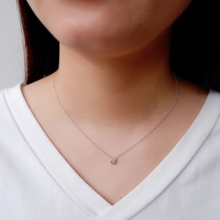 Dây chuyền bạc nữ trái tim ESTELLE