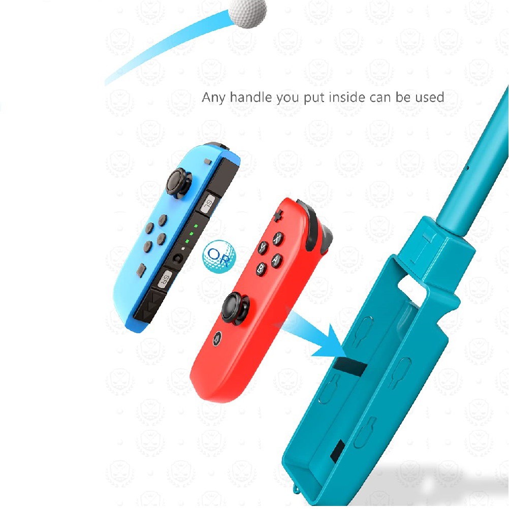 Bộ Tay Cầm Chơi Golf Có Dây Đeo Cổ Tay Điều Chỉnh Được Không Trượt Cho Nintendo Switch