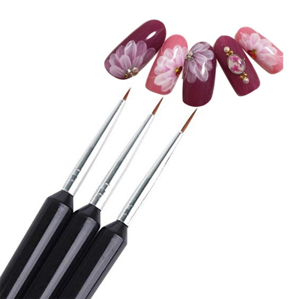[Hàng mới về] Set 3 cọ vẽ trang trí móng tay nghệ thuật chuyên nghiệp