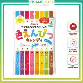 Kẹo trái cây candy hình bút chì kanro 80g