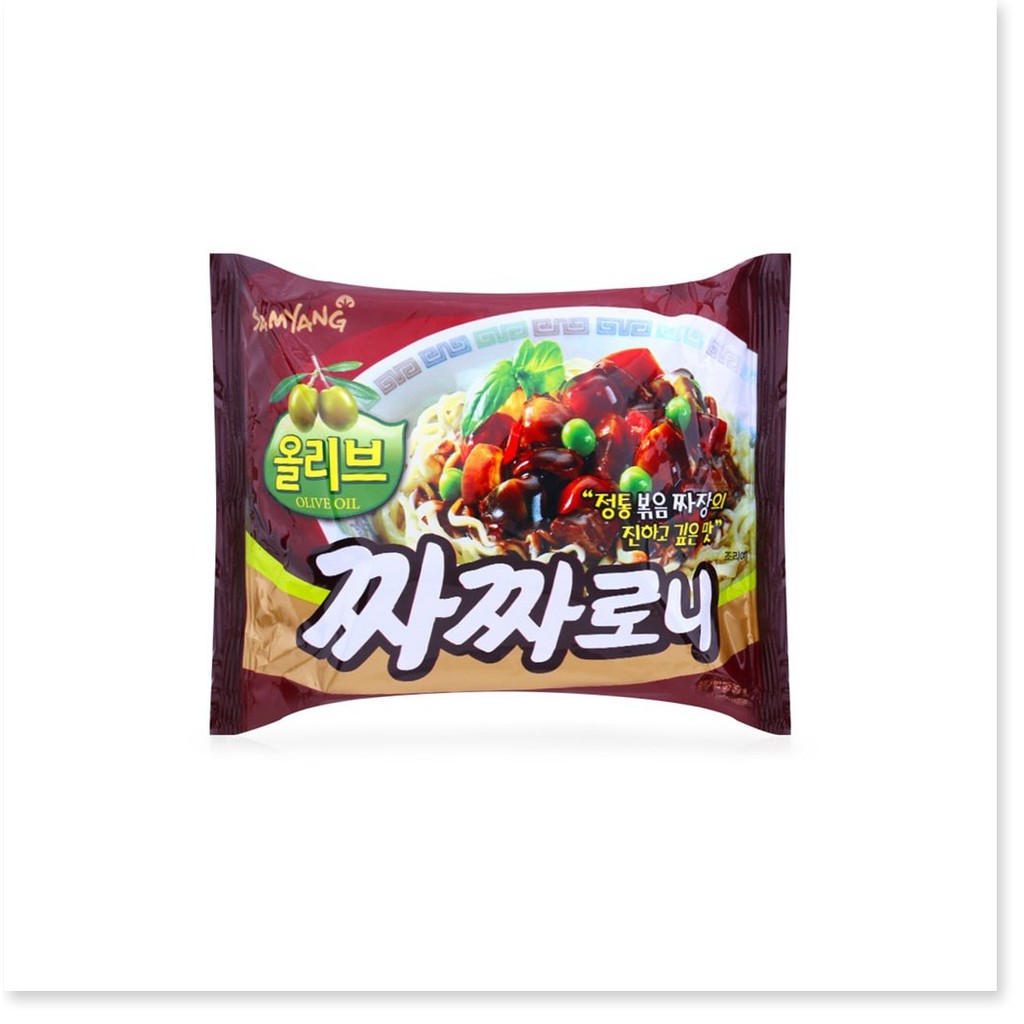 1 gói Mì tương đen Samyang dầu Olive Hàn Quốc