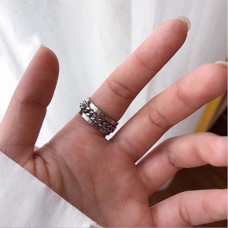Nhẫn khui bia cho nam và nữ bằng titan (N2).