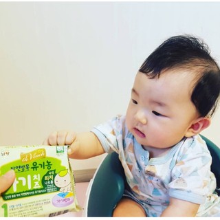 Phô mai tách muối Organic Hàn Quốc cho bé ăn dặm