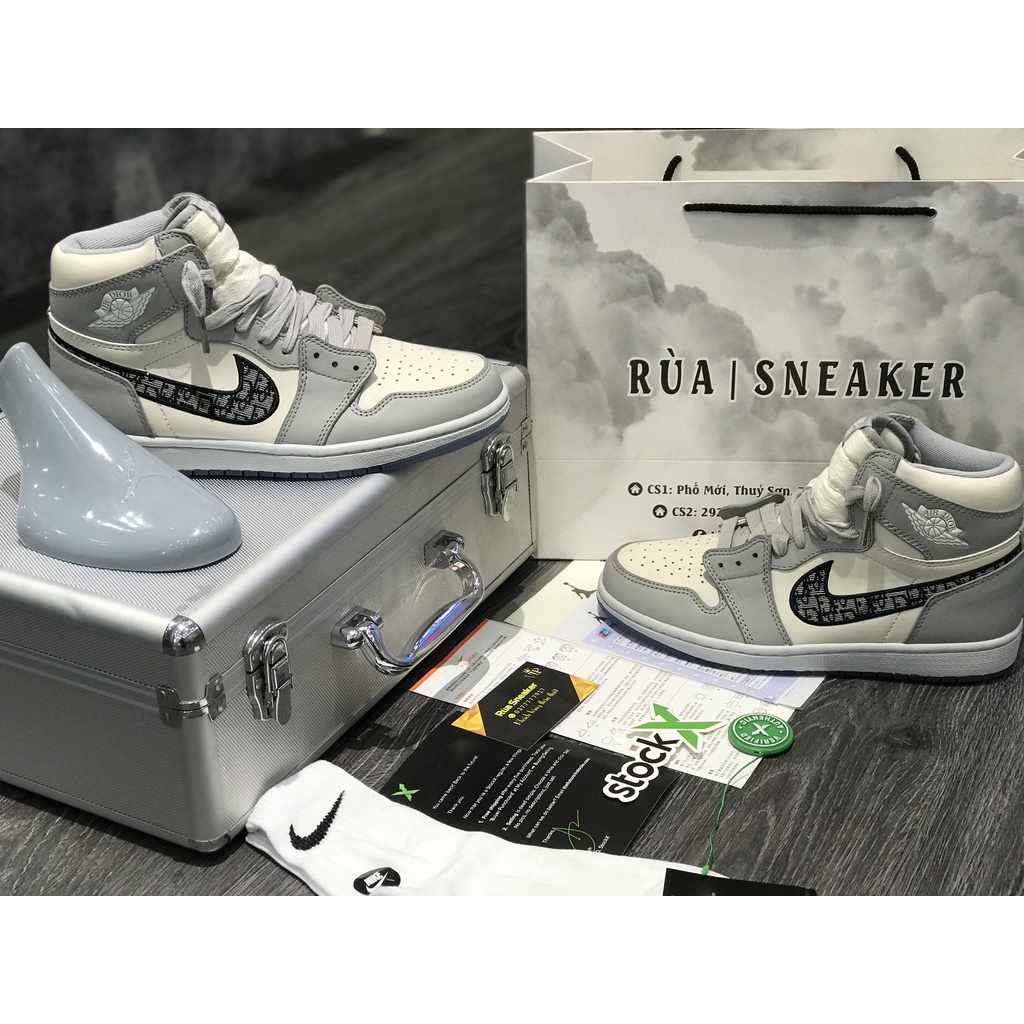 Siêu Phẩm Giày Thể Thảo Sneaker JD DiOr Cao Cổ SIêu Xinh Cao Cấp Ảnh Thật + freeship + Tặng Tất