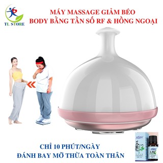 Máy massage giảm béo toàn thân bằng tần số vô tuyến RF và đèn Led hồng ngoại & bánh răng rung cao thấp đánh tan mỡ thừa