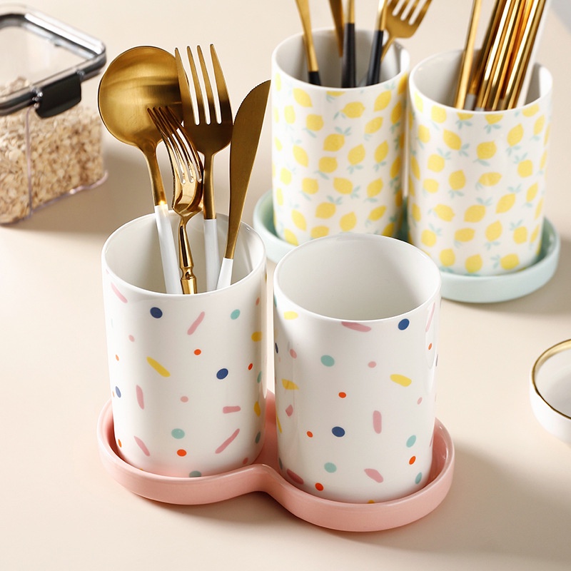 Giá Đỡ Đũa/Đũa/Đũa Bằng Sứ Phong Cách Châu Âu Sáng Tạo