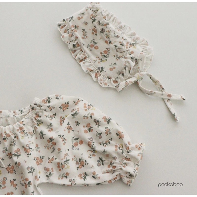 Bộ rời hoa nhí cho mẹ&bé gái diện #peekaboo
