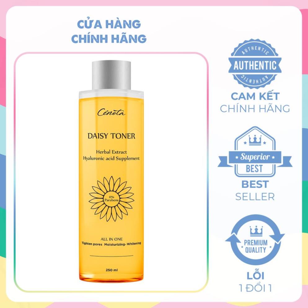 Toner hoa cúc Cénota Daisy, toner hoa cúc ngừa mụn, cân bằng độ ẩm