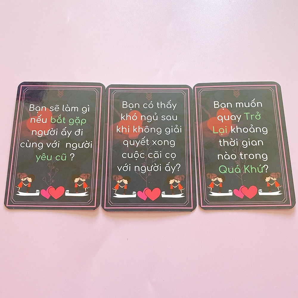 Bộ Bài Cặp Đôi Hẹn Hò Tình Yêu 59 Lá Drinking Game Dành Cho Couple Đang Yêu Nhau Giúp Thấu Hiểu Người Ấy Của Bạn HENHO