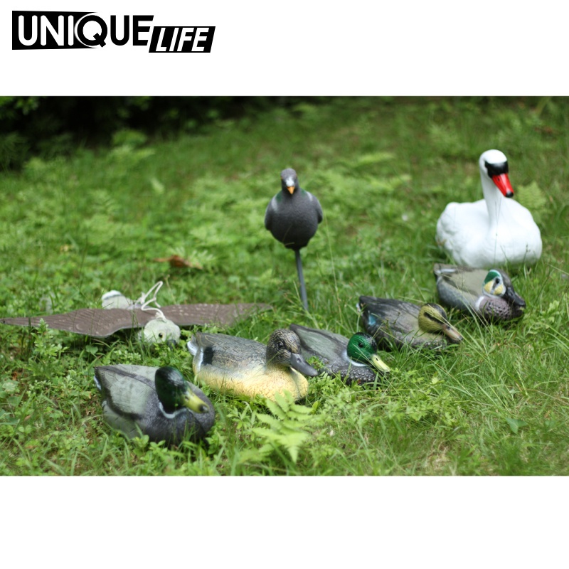 Mồi nhử động vật hình vịt giả dùng trang trí hoặc câu cá