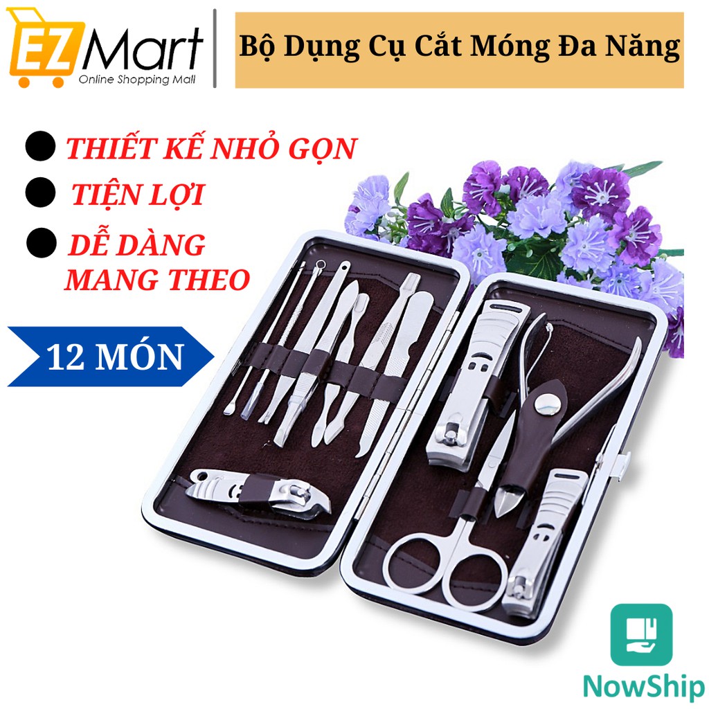 Bộ Dụng Cụ Cắt Móng Đa Năng 12 Món