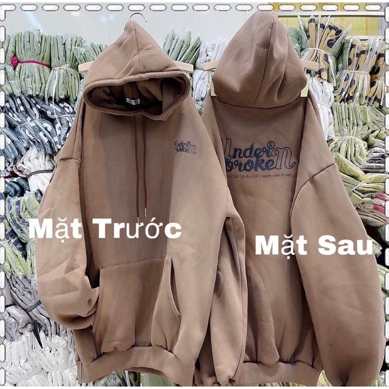Áo hoodie Under nỉ mũ 2 lớp TTA766