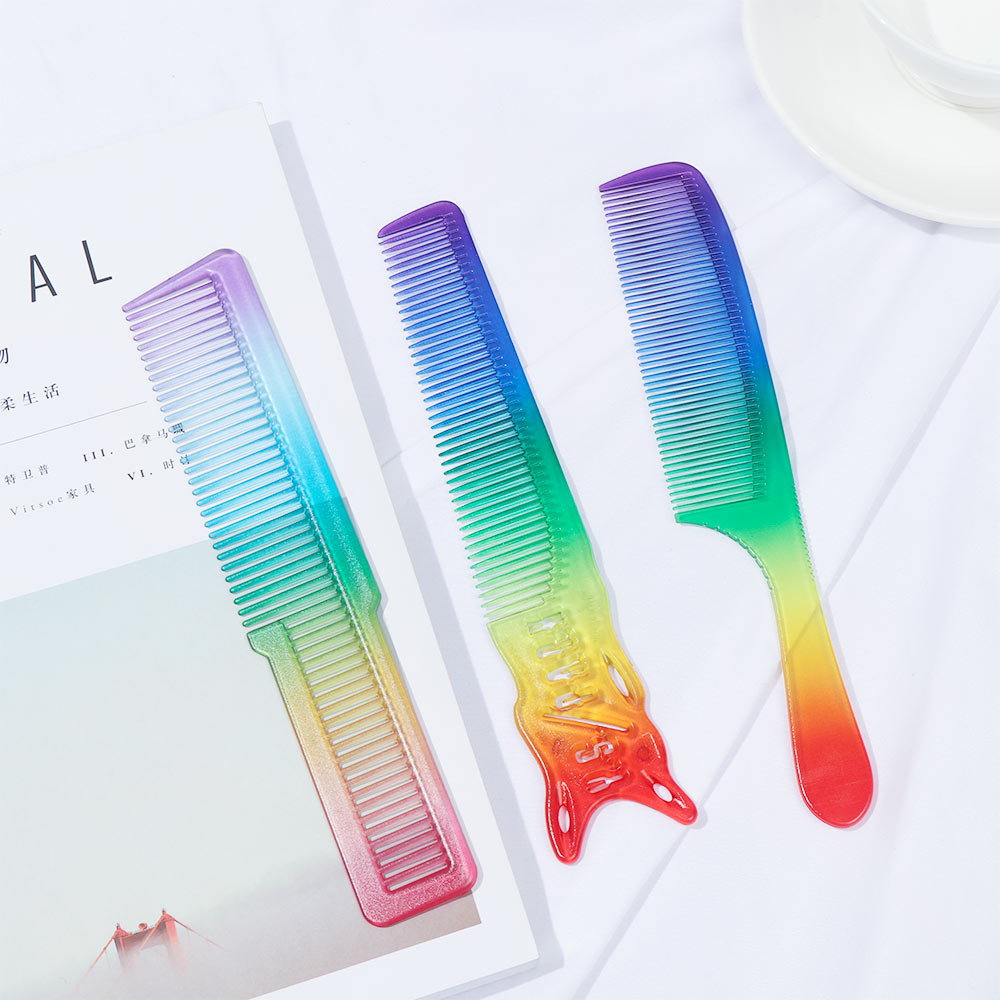 Lược Chải Tóc Bằng Nhựa Trong Suốt Thiết Kế Nhỏ Gọn Tiện Dụng